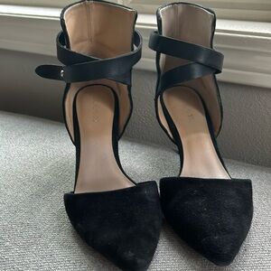 Joes suede and leather heels. Size 6